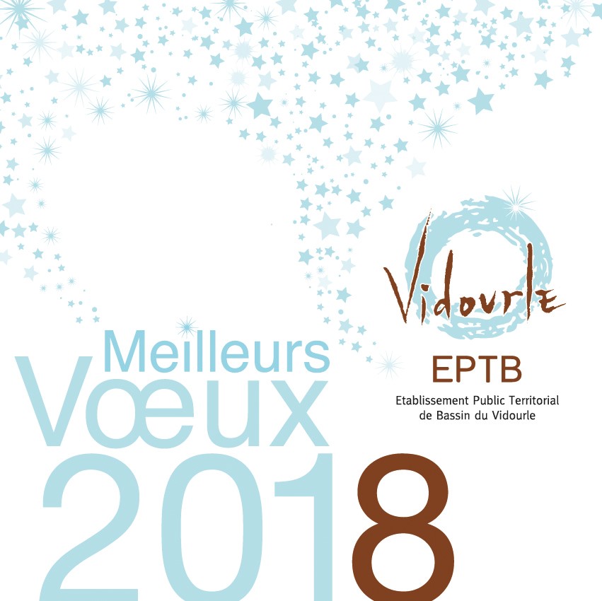 Le Président, le Vice-président et toute l’équipe de l’EPTB Vidourle vous souhaitent une bonne année !